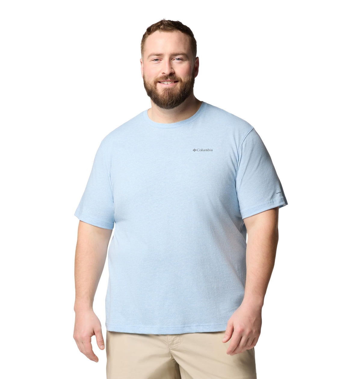 Columbia Mens Thistletown Hills Short Sleeve T-Shirt, Ripple Blue Heather, 5X Tall