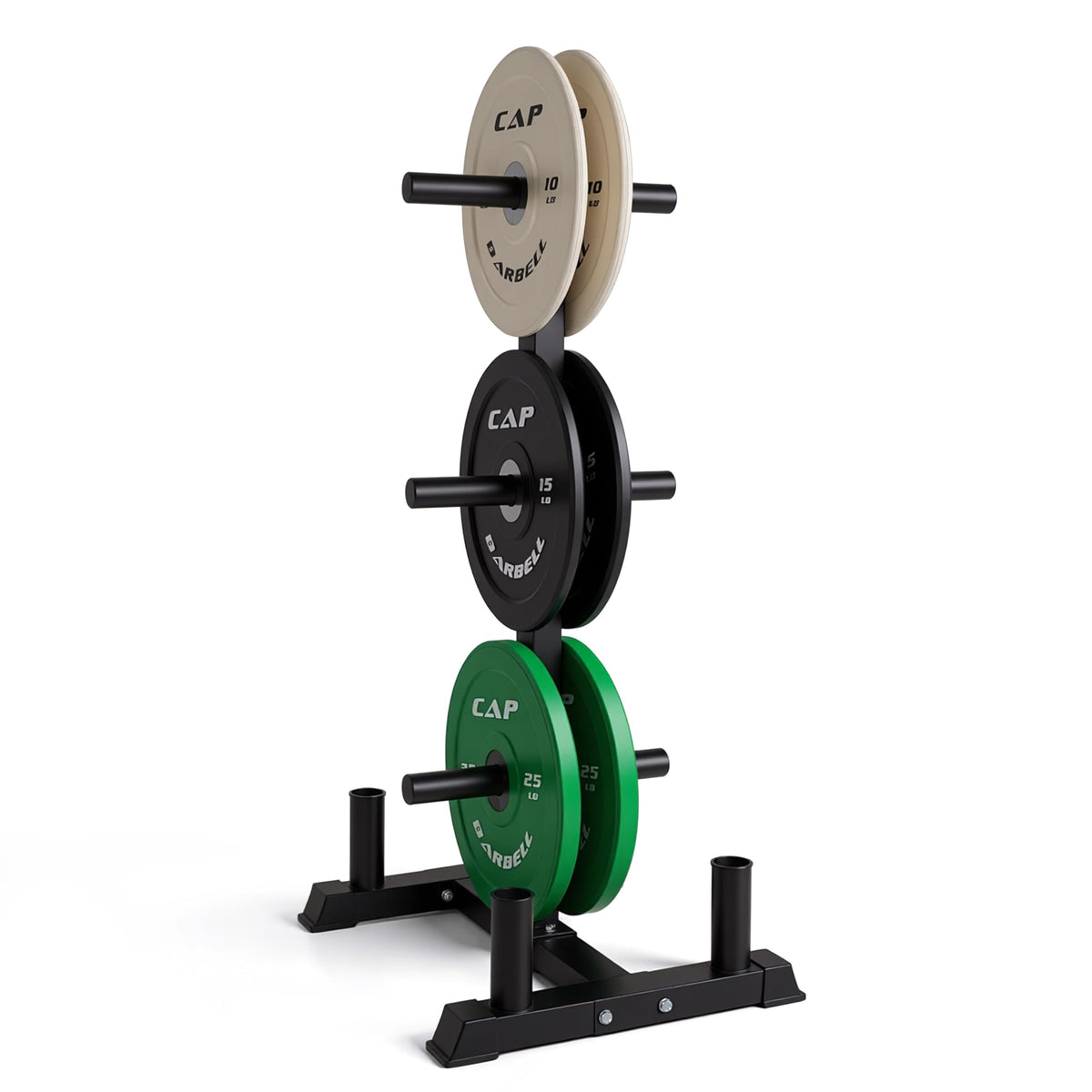 CAP 260lb Competition Olympic Bumper Plate Weight Set