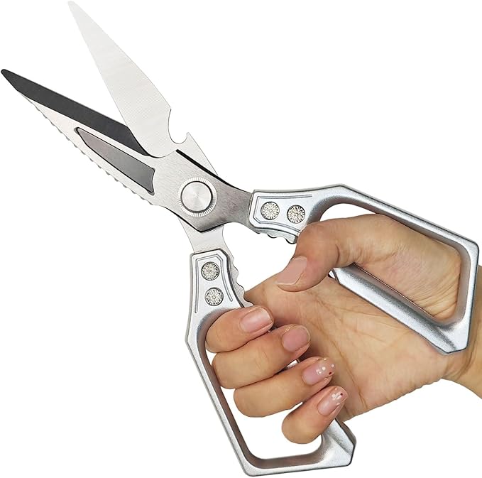 TUOLEWE Heavy Duty Kitchen Scissors - 3.0mm Thickened Blades