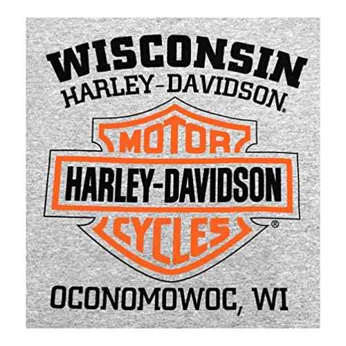 Harley-Davidson Men's Bar & Shield Pullover Fleece Hooded Sweatshirt, Black