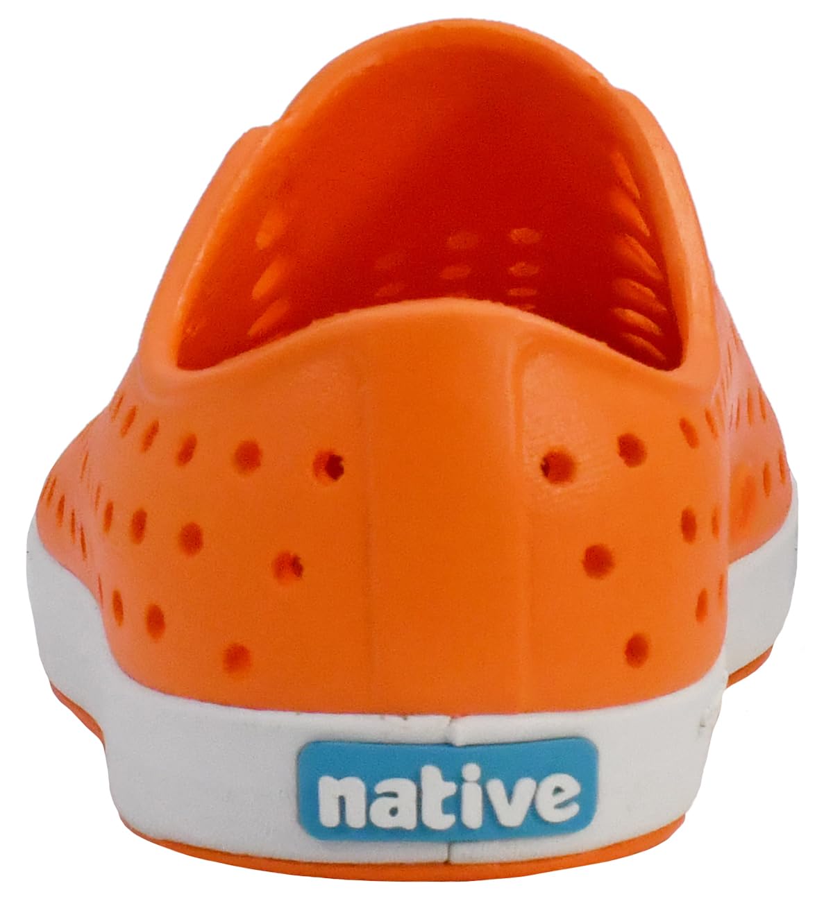Native Shoes Unisex-Kids Jefferson Sneakers, Sunset Orange/Shell White, 4 Big Kid