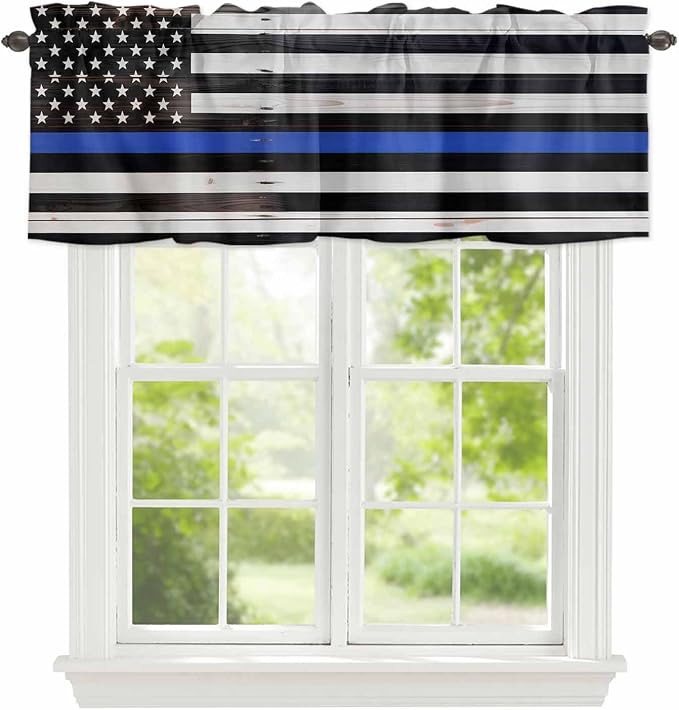 American Flag Valances for Windows, 1 Panel