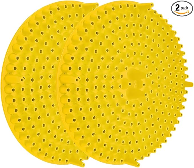 2PCS Car Wash Bucket Grit Trap Insert, 10.2" Vehicle Detailing Washing Filters