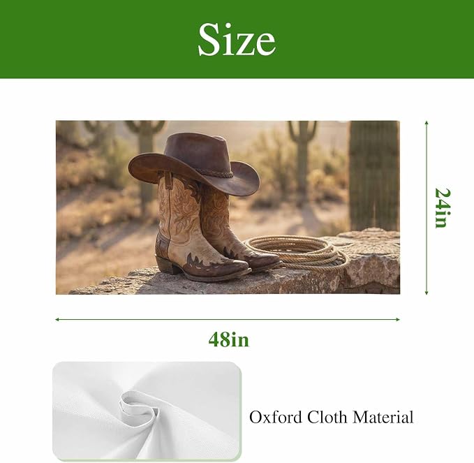 Fluorescent Light Covers, Cowboy Western Magnetic Light Covers