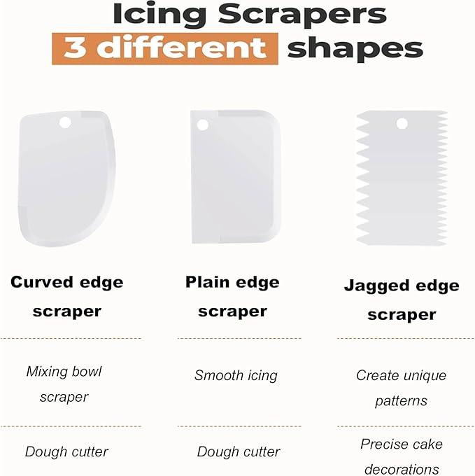 Cake Decorating Kit with Turntable Baking Supplies for Beginner Pros