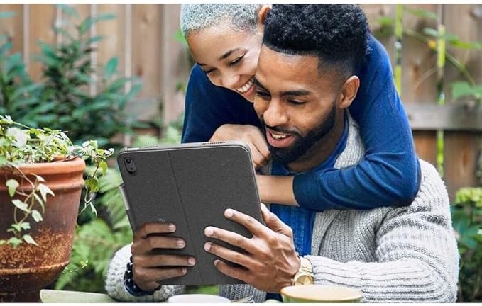 Logitech Combo Touch, Detachable iPad Keyboard Case (10th gen and A16) with Large Precision Trackpad, Full-Size Backlit Keyboard, and Smart Connector Technology - Oxford Gray