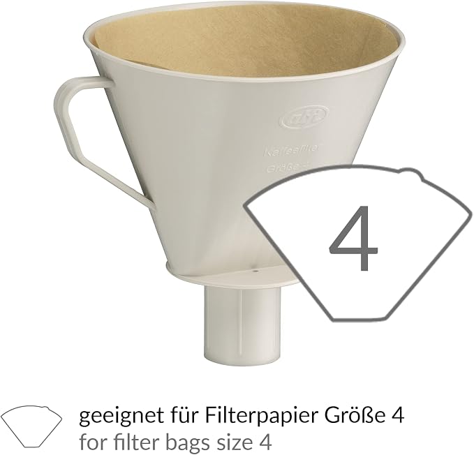 alfi Aroma Plus, Oatmeal Beige, Plastic Coffee Filter