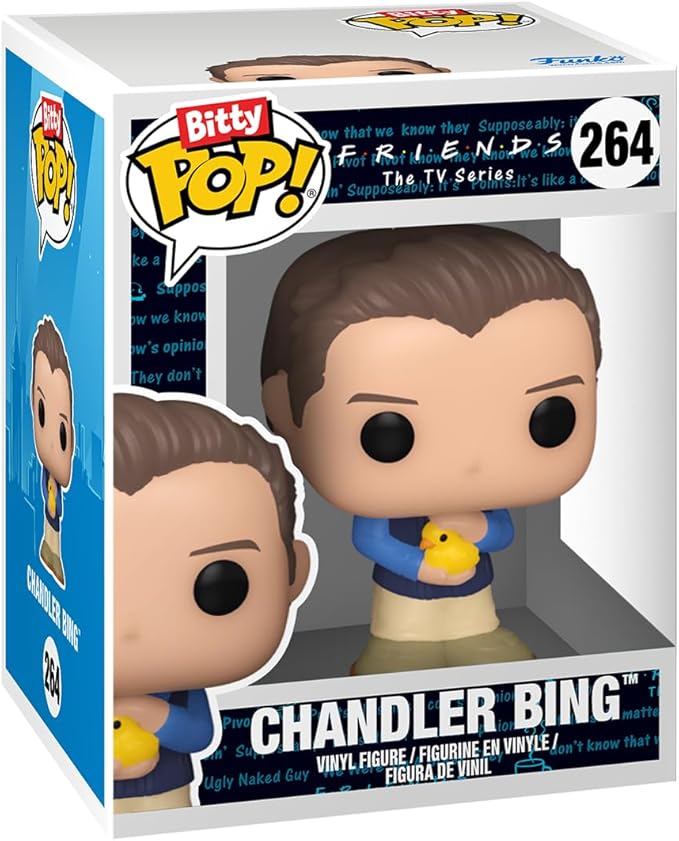 Funko Bitty POP! Friends - Phoebe, 4-Pack and A Surprise Mystery Mini Figure - 0.9 Inch (2.2 Cm) Collectable - Stackable Display Shelf Included - Gift Idea - Party Bags Stocking - Cake Topper