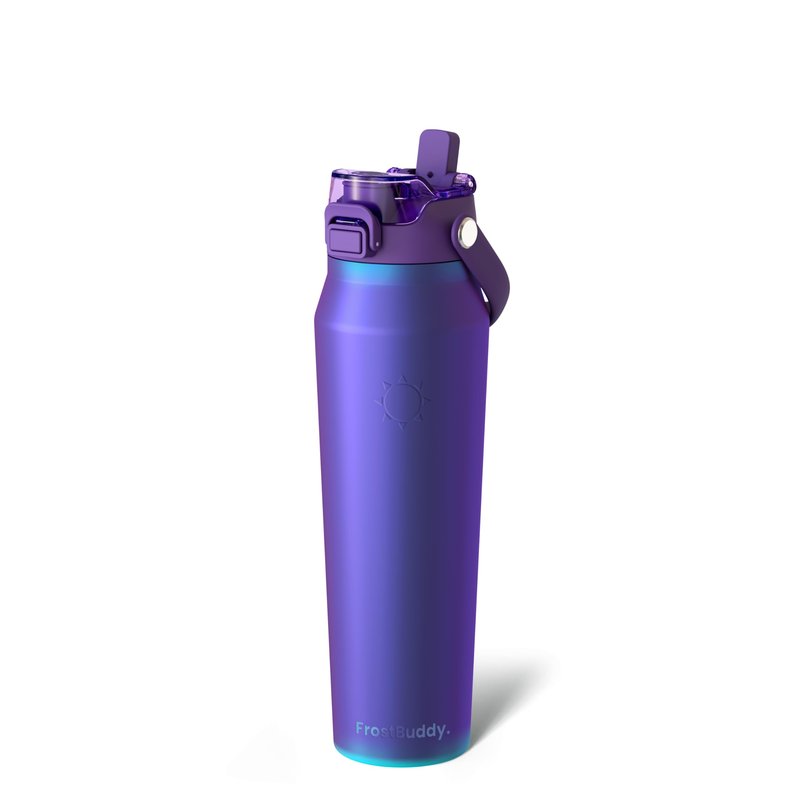 Frost Buddy 32oz Insulated Water Bottle with Straw & Chug Lid | Leak-Proof Stainless Steel | 24-Hours Cold | Sweat-Proof, Cup Holder Friendly | Ideal for Gym, Travel, Sports & Everyday Hydration