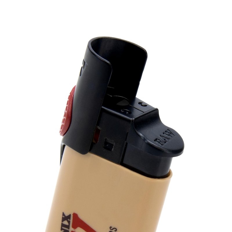 RAW Phoenix Classic Lighter - Refillable with Built-in Poker - Wind-Resistant - No Gas or Fuel Included + Exclusive for ESD Mini Black Rolling Tray Keychain - No Gas Included