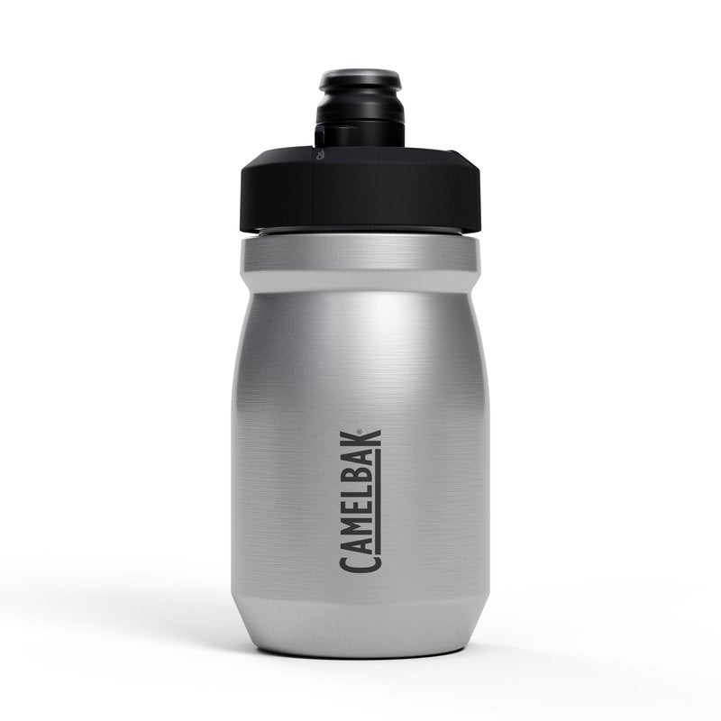 CamelBak Podium Steel Insulated Stainless Steel Bike Water Bottle, Cold Retention for Cycling, 12oz, Stainless