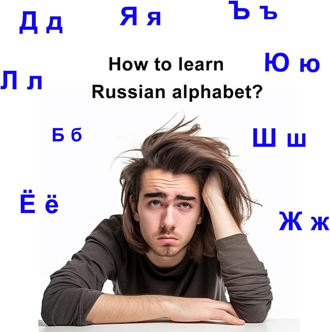 Russian Alphabet Learning Flash Cards | Educational Cyrillic Language Learning |Learning Videos & Pictures for Memory & Sight Words