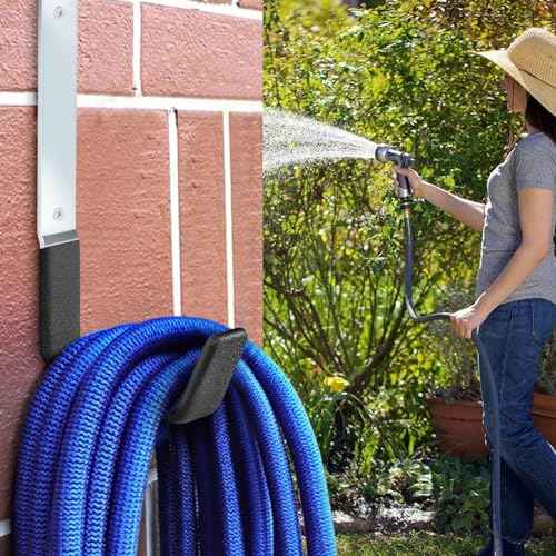 Garage Hooks Heavy Duty Bike Hooks for Garage Set of 8 Tool Organizers and Storage Wall Mount Storage Tool Holder Hanger for Garden Shed Shop Ladder