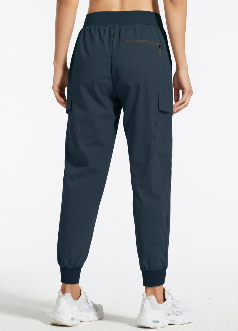 Libin Women's Cargo Joggers Lightweight Quick Dry Hiking Pants Athletic Lounge Casual Travel, Navy XL