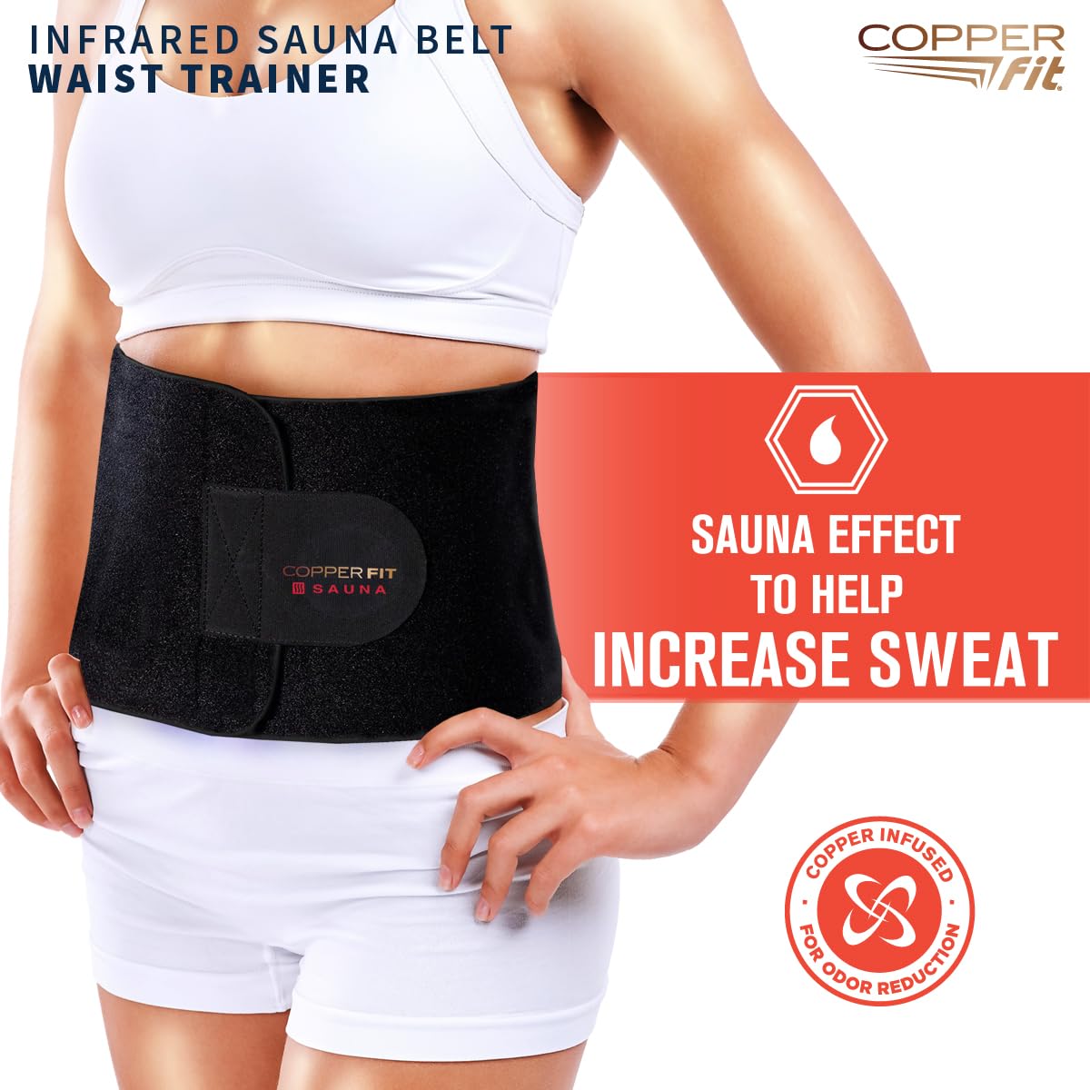 Copper Fit Infrared Sauna Belt – L/XL
