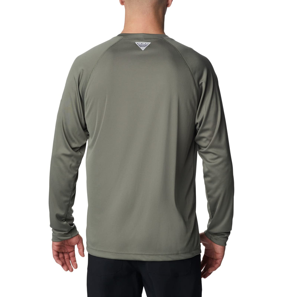 Columbia Men's Terminal Tackle Long Sleeve Fishing Shirt, Cypress/Cool Green Logo, X-Small