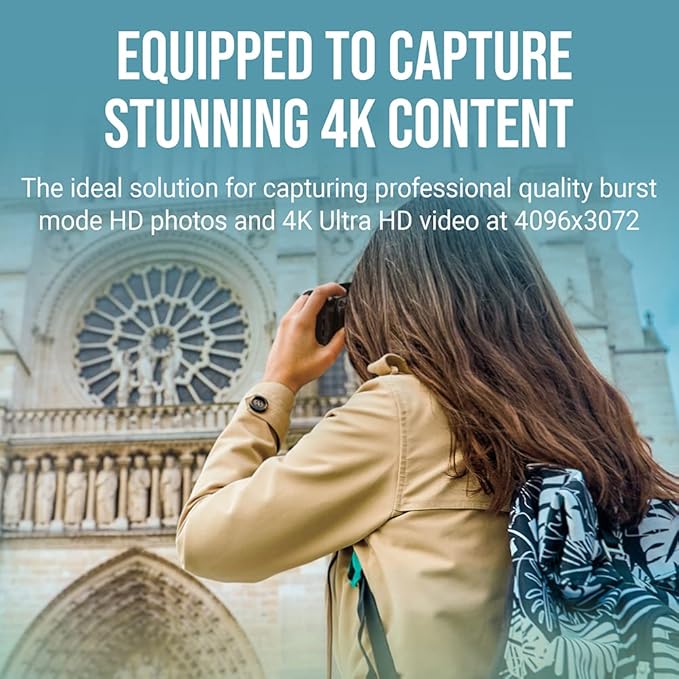 PNY 256GB EliteX-PRO60 UHS-II SDXC Memory Card - R280MB/s W180MB/s, U3, V60, 4K UHD, Full HD, UHS-II for Professional Photographers & Content Creators, DSLR Mirrorless Cameras, Advanced Video Cameras