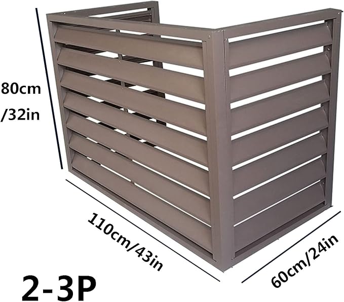 Outdoor air conditioning fence, outdoor air conditioning hidden protective cover
