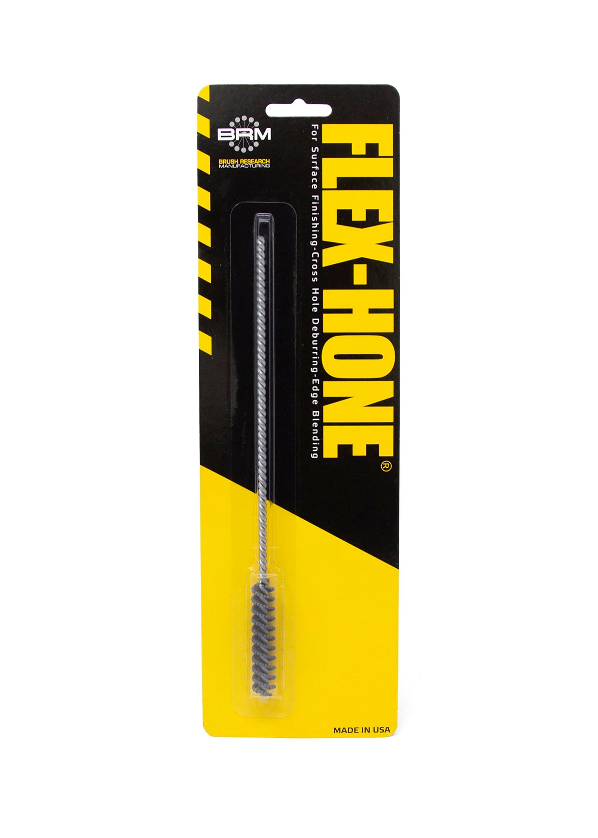 Brush Research BC8M12 FLEX-HONE®, 0.315" (8mm) Diameter, 120 Grit, Silicon Carbide, for Mild Steel, Stainless Steel, Cast Iron and Softer Ferrous Materials