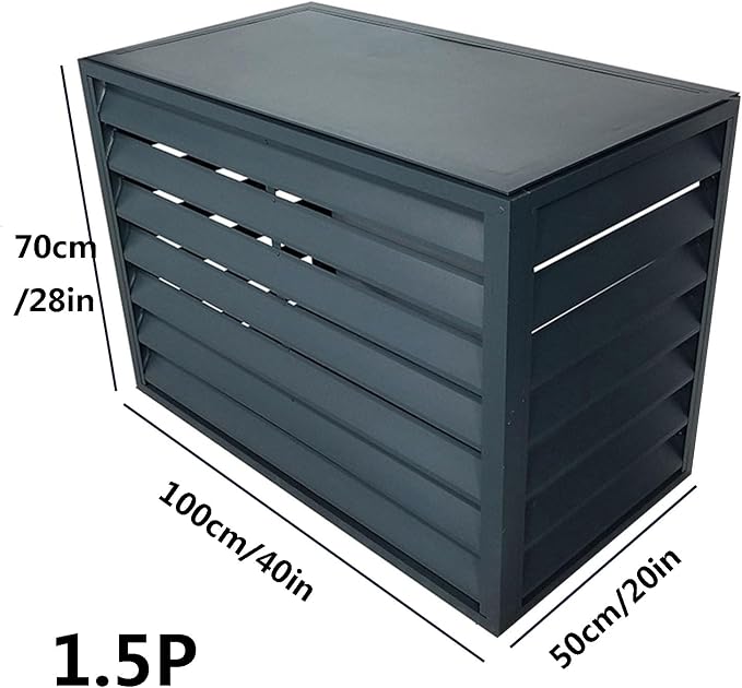 Outdoor air conditioning fence, outdoor air conditioning hidden protective cover