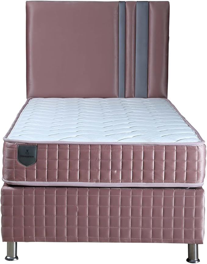 Ottomanson Twin 9" Medium-Firm Hybrid Mattress - Made in USA - Premium Comfort & Support for Young Sleepers - Individually Pocketed Coils & CertiPUR-US Foam - Fiberglass-Free - Bed in a Box
