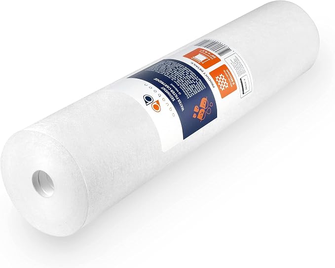 Aquaboon 5 Micron 20 x 4.5 Water Filter Cartridges Set of 8, Whole House Water