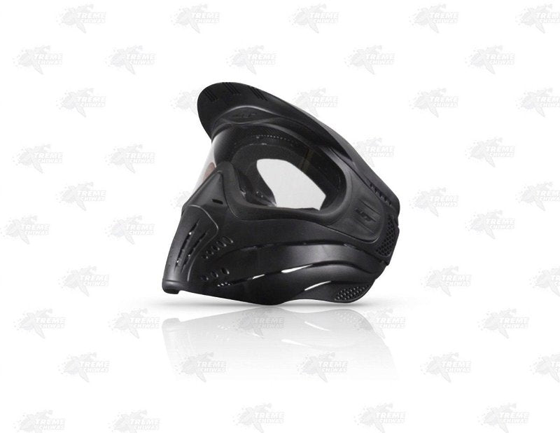 JT Premise Total Headshield Paintball Goggle Mask, Full Head Coverage, 260° View, Quick-Change Lens, Black with Standard Lens