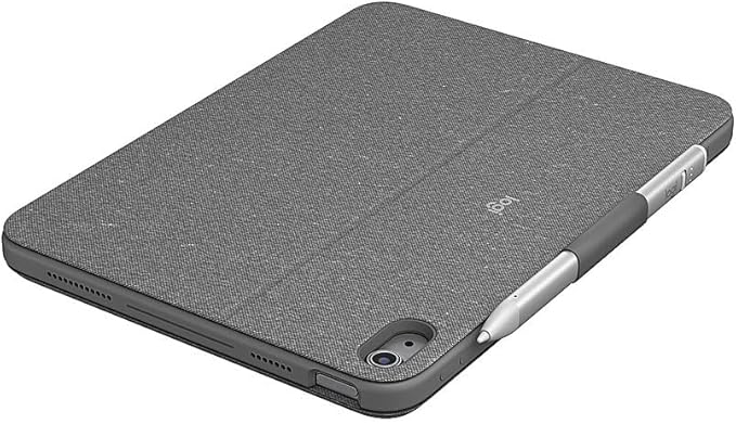 Logitech Combo Touch Detachable Keyboard Case for iPad (10th gen) - Oxford Grey