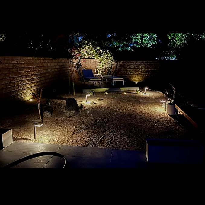 Bobcat Solar Pathway Lights Super Bright 300 lumens with 2-in-1 Warm White and Daylight Modes, Dark Brown Solar Lights for Outdoor Path, Sidewalk, Driveway or Walk Way Light(4 Pack)
