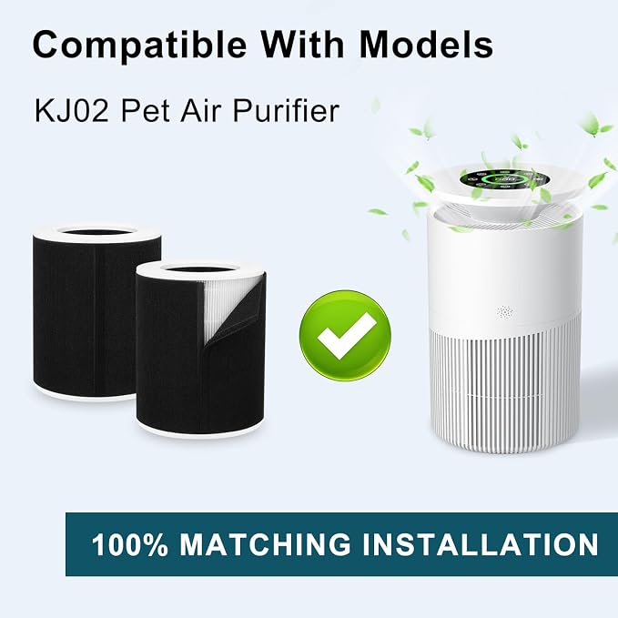 KJ02 Air Purifier Replacement Filter Compatible