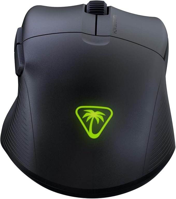Turtle Beach Pure Air Wireless RGB Gaming Mouse, Ultra-Light 54g Ergonomic Design, 26000 DPI Optical Sensor, 125-Hour Rechargeable Battery, Dual Wireless + Bluetooth, Titan Optical Switches – Black