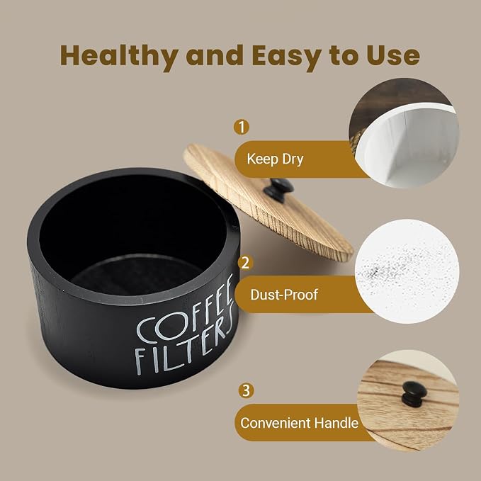 Wooden Coffee Filter Holder