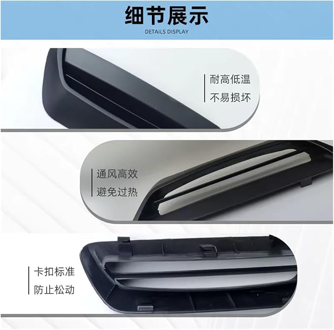 Compatible With Hyundai H1 Starex SVX 1997-2007 Car Air Flow Intake Vent Bonnet
