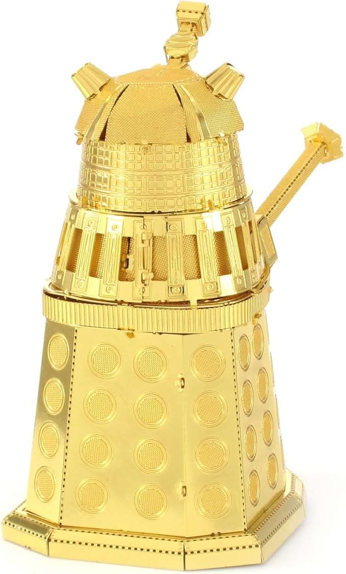 Fascinations Metal Earth Doctor Who Gold Dalek 3D Metal Model Kit