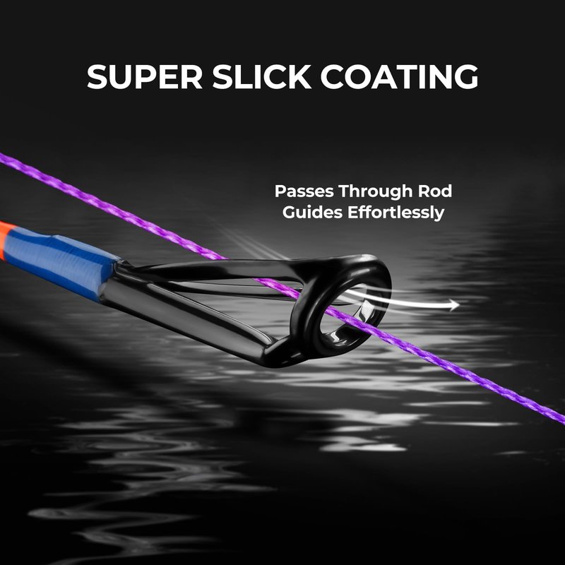 KastKing Superpower Braided Fishing Line, Purple Camo, 15LB, 150 Yds