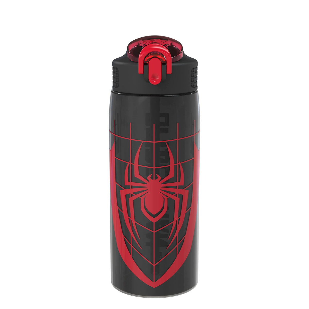 Zak Designs Spider-Man 25oz Leak-Proof Straw Kids Water Bottle, Plastic