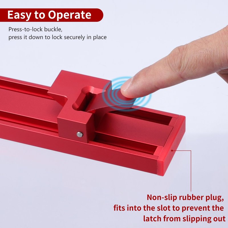 RUITOOL Adjustable Cutting Machine Base Guide for 13³⁄₈" (340mm) Saw Base, Aluminum Alloy Circular Saw Guide Rail for Precise, Straight, and Safer Cuts Ideal for Woodworking & DIY Projects
