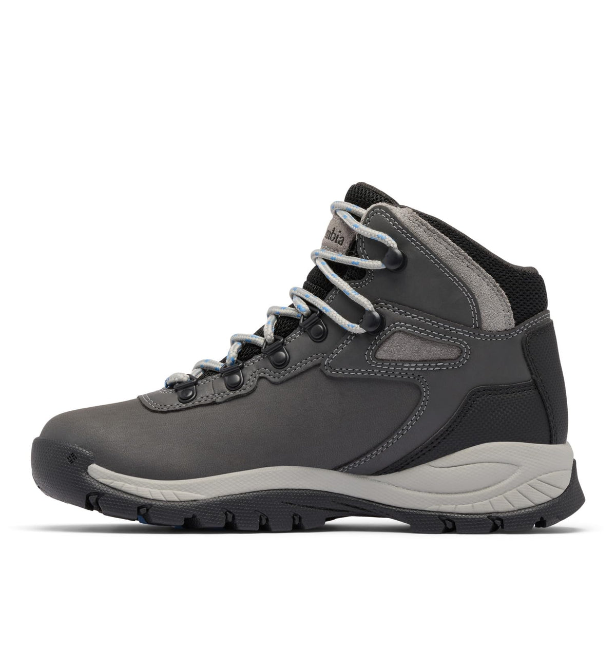 Columbia Womens Newton Ridge Lightweight Waterproof Hiking Boot, Quarry/Cool Wave, 10