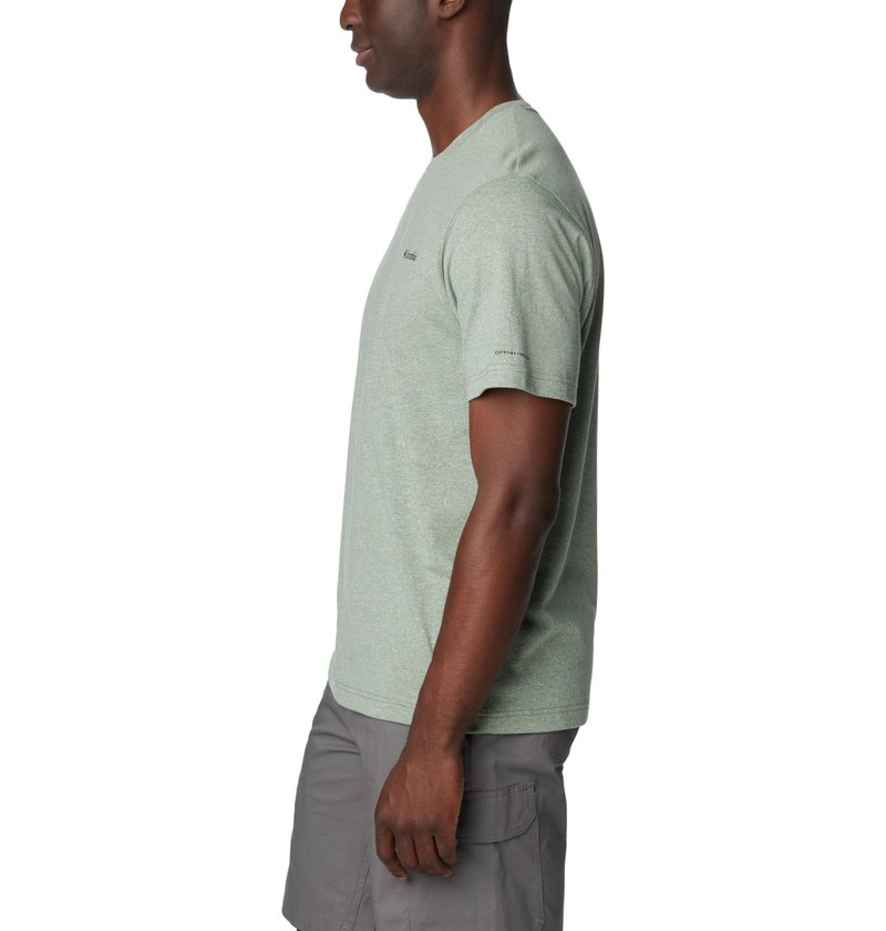Columbia Men's Thistletown Hills Short Sleeve, Canteen Heather, Small