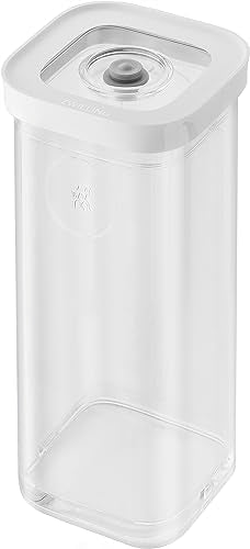 ZWILLING FRESH & SAVE CUBE Box, size 3S, modular & stackable container, airtight & vacuumable storage, dishwasher friendly, transparent - size: 3S