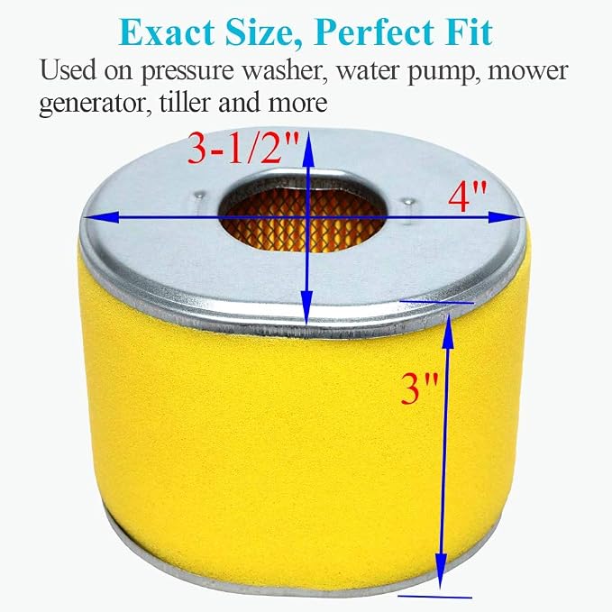 HOODELL 4 Pack GX270 Air Filter