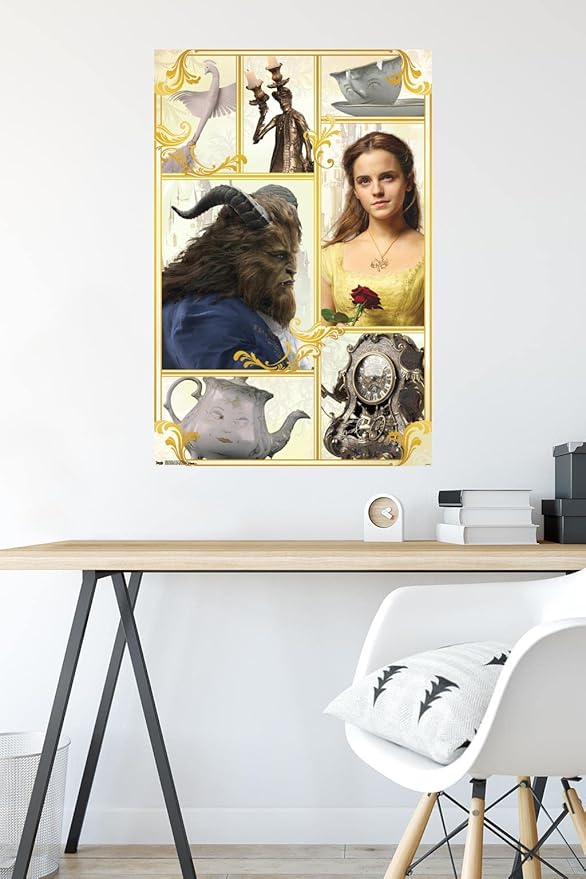 Trends International Disney Beauty And The Beast - Group Wall Poster, 22.375" x 34", Premium Unframed Version