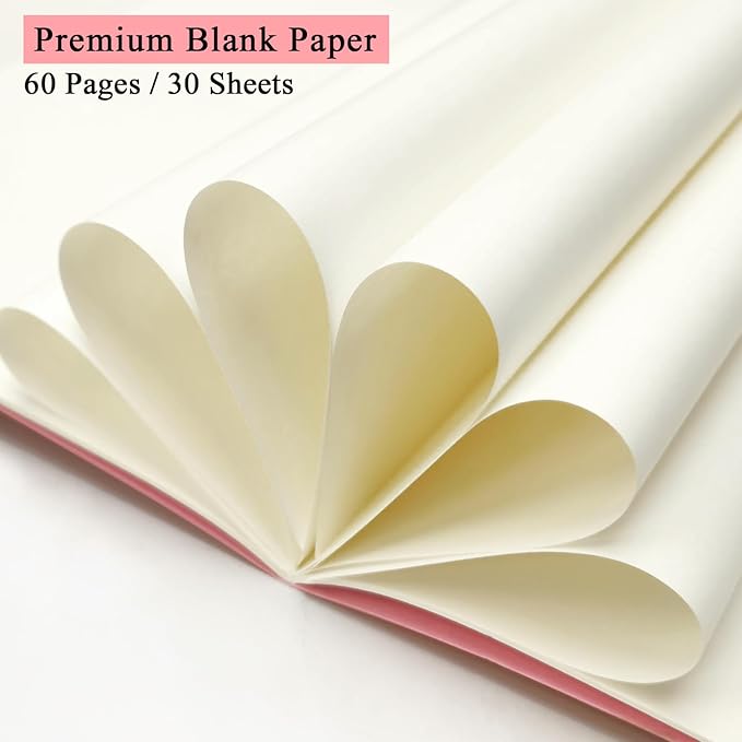 12 Pack Blank Books for Kids - 5.5"x 8.3", 60 Pages - Small Journals Bulk, Girls Notebooks for Drawing & Writing, Sketchbooks w/Colorful Soft Cover, Unlined Paper, A5 Travel Size