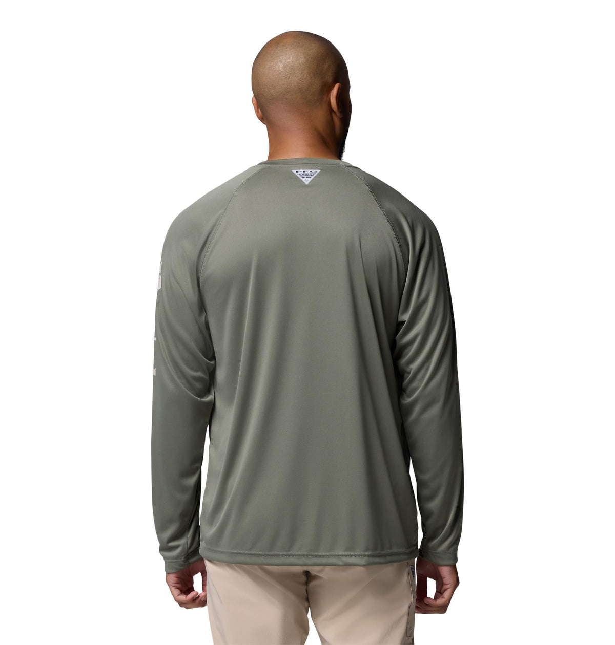 Columbia Men's PFG Terminal Tackle Long Sleeve Fishing Shirt, Cypress/Dark Stone Logo, Medium