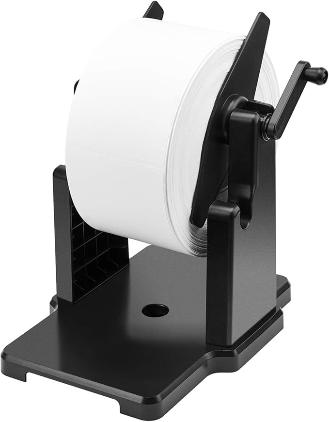 MUNBYN 130B Bluetooth Thermal Label Printer+4x6 Inch Direct Thermal Labels, 1000 Labels/2 Stacks+2 in 1 External Rolls Label Holder