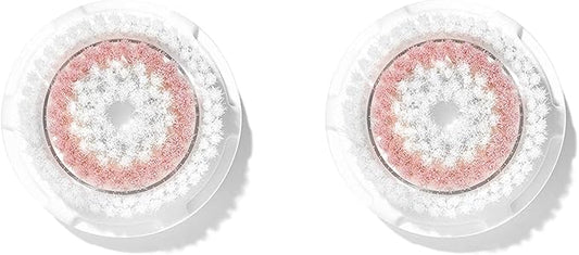 Facial Cleansing Brush Head Replacement Compatible with Clarisonic Mia 1, Mia 2, Mia Fit, Alpha Fit, Smart Profile Uplift and Alpha Fit, 2 Pack Radiance Face Brush Head