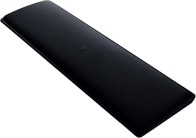 Razer Ergonomic Wrist Rest Tenkeyless - Ergonomic Leatherette Keyboard Wrist Rest (Plush Leatherette Cushion, Anti-Slip Rubber Feet, Compatible with Tenkeyless Keyboards) Black