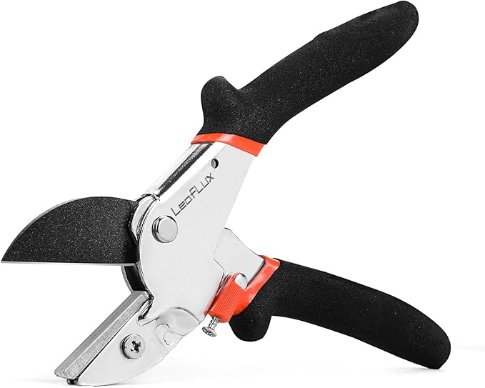 LeafLux 7" Professional Anvil pruner with SK-5 Blades, Best for Dry, Dead Stems & Branches, Plastic, Rubber.Gardening Clipper ，Cut-Multi-Purpose handheld shears for Industry & Crafts|LFXP1107