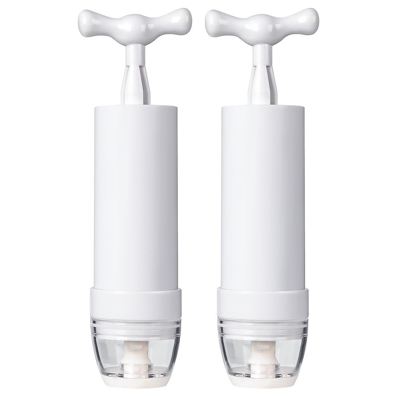 Mini Vacuum Pump Manual Portable Vacuum Sealer Pump for Sous Vide Bags Use in Clothes and Food 2-Pack