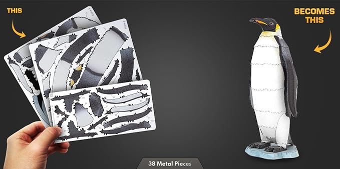 Metal Earth Emperor Penguin 3D Metal Model Kit Fascinations